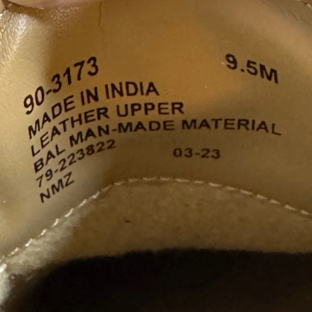 Dockers Men's Perspective Oxford Dress Shoes Tan Leather Size 9.5 M